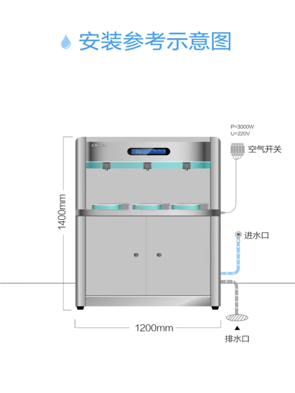 沁园商用饮水平台QS-ZR2-3G00