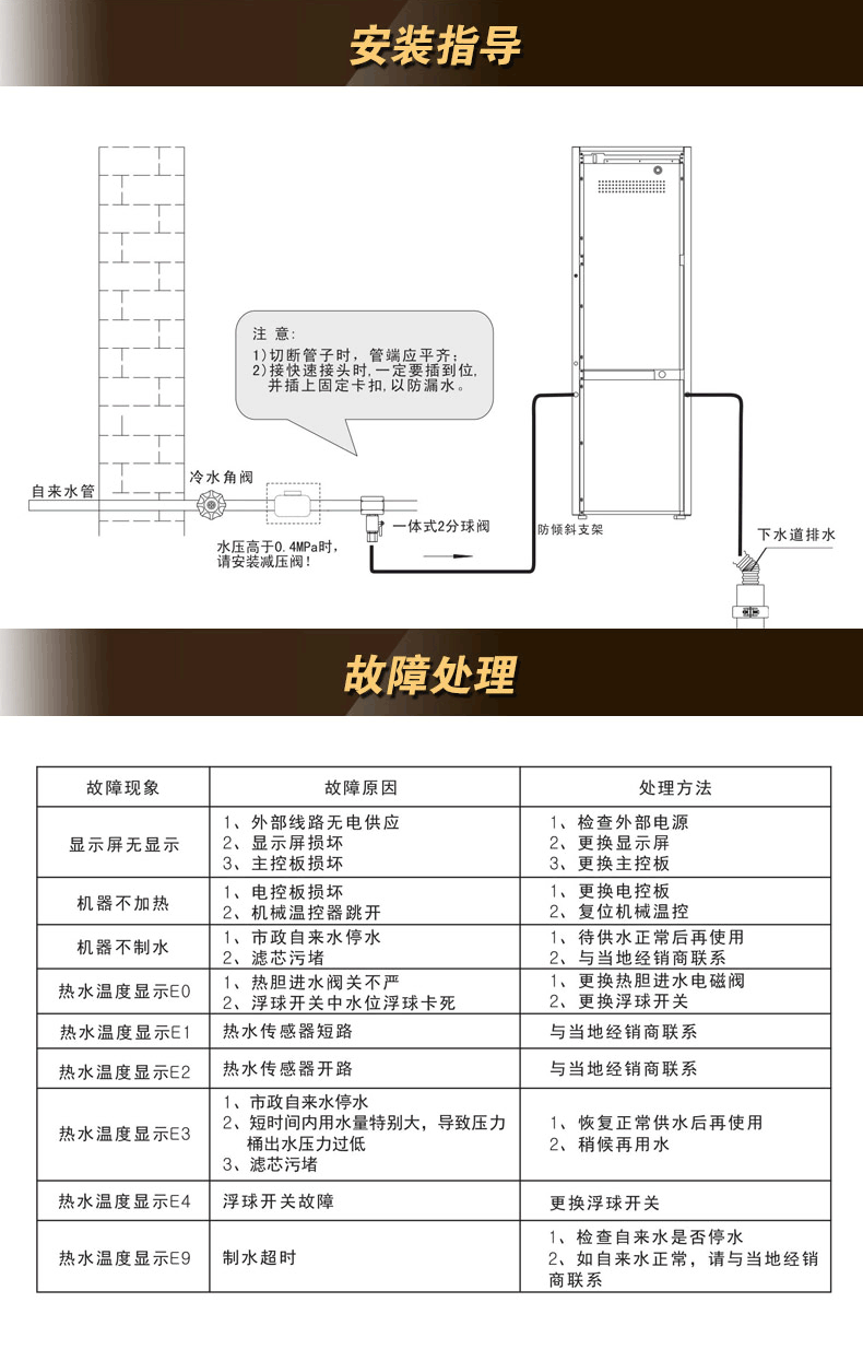 沁园商用直饮机QS-ZRW-L13（即QZ-RW302）