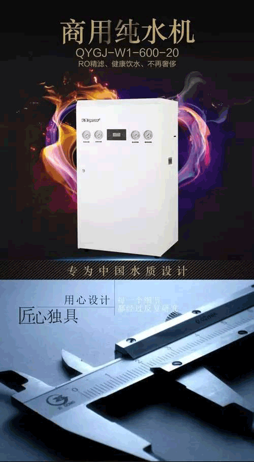 沁园商用纯水设备纯水机QYGJ-W1-600-20